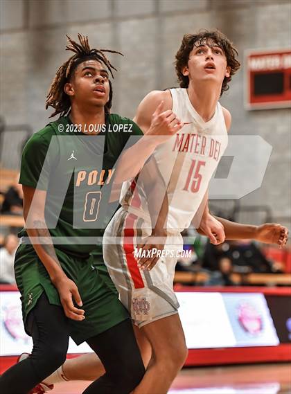 Thumbnail 3 in Long Beach Poly @ Mater Dei (CIF SS DIV 1 Playoff) photogallery.
