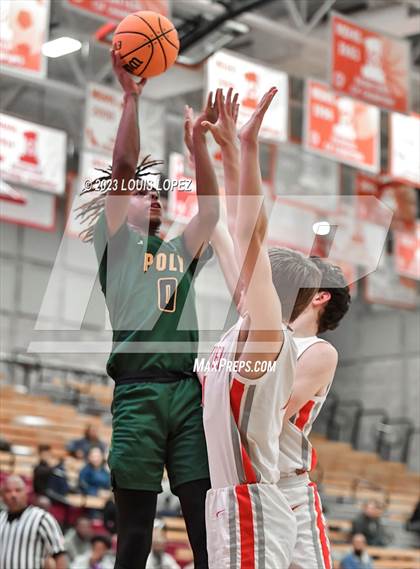 Thumbnail 3 in Long Beach Poly @ Mater Dei (CIF SS DIV 1 Playoff) photogallery.