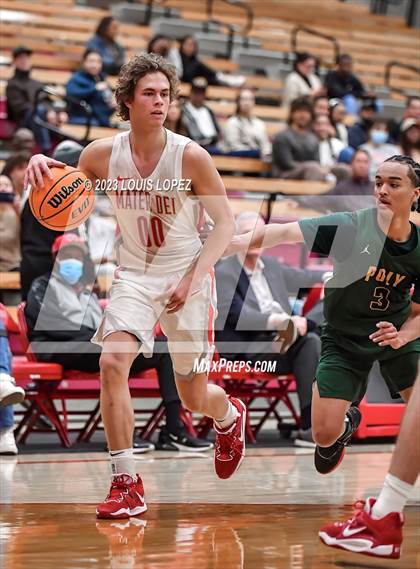Thumbnail 2 in Long Beach Poly @ Mater Dei (CIF SS DIV 1 Playoff) photogallery.