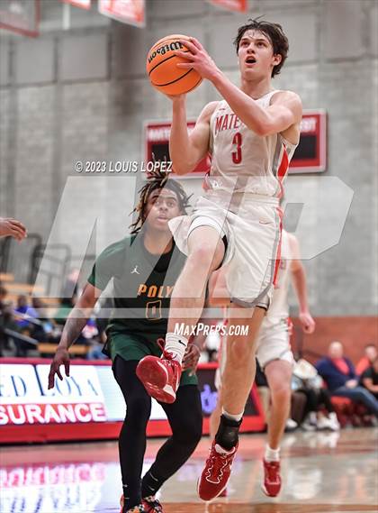 Thumbnail 1 in Long Beach Poly @ Mater Dei (CIF SS DIV 1 Playoff) photogallery.