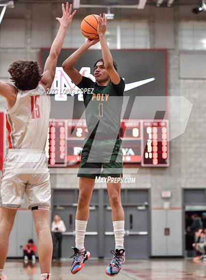 Thumbnail 2 in Long Beach Poly @ Mater Dei (CIF SS DIV 1 Playoff) photogallery.