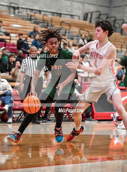 Thumbnail 1 in Long Beach Poly @ Mater Dei (CIF SS DIV 1 Playoff) photogallery.