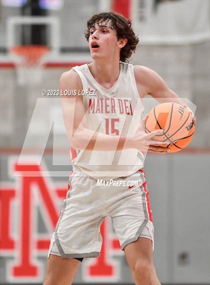 Thumbnail 2 in Long Beach Poly @ Mater Dei (CIF SS DIV 1 Playoff) photogallery.