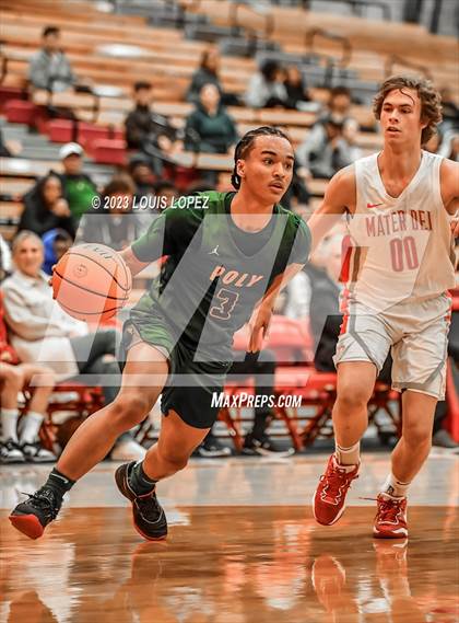 Thumbnail 3 in Long Beach Poly @ Mater Dei (CIF SS DIV 1 Playoff) photogallery.