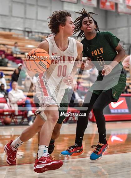 Thumbnail 3 in Long Beach Poly @ Mater Dei (CIF SS DIV 1 Playoff) photogallery.