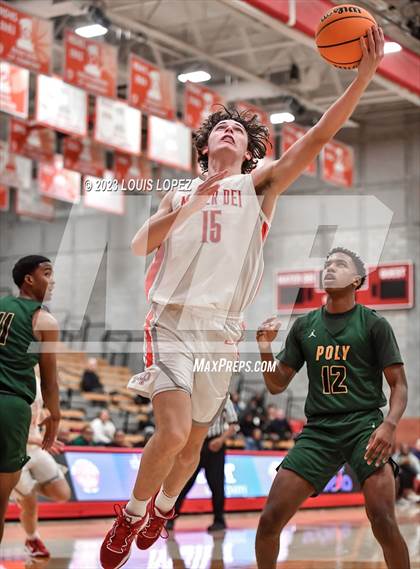 Thumbnail 3 in Long Beach Poly @ Mater Dei (CIF SS DIV 1 Playoff) photogallery.