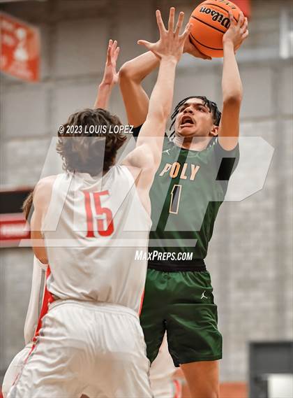 Thumbnail 1 in Long Beach Poly @ Mater Dei (CIF SS DIV 1 Playoff) photogallery.