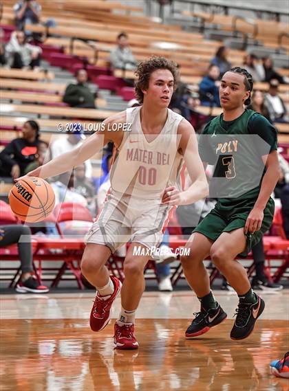 Thumbnail 3 in Long Beach Poly @ Mater Dei (CIF SS DIV 1 Playoff) photogallery.
