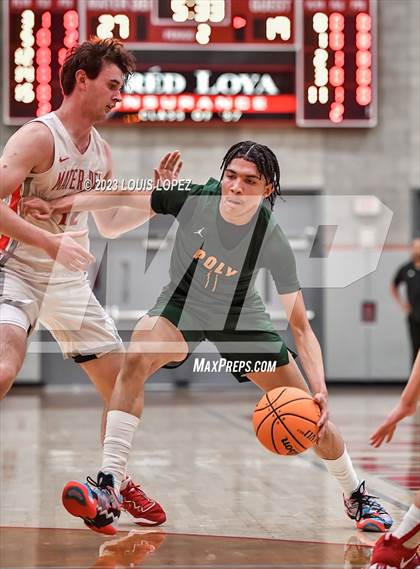 Thumbnail 1 in Long Beach Poly @ Mater Dei (CIF SS DIV 1 Playoff) photogallery.