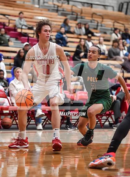 Thumbnail 2 in Long Beach Poly @ Mater Dei (CIF SS DIV 1 Playoff) photogallery.
