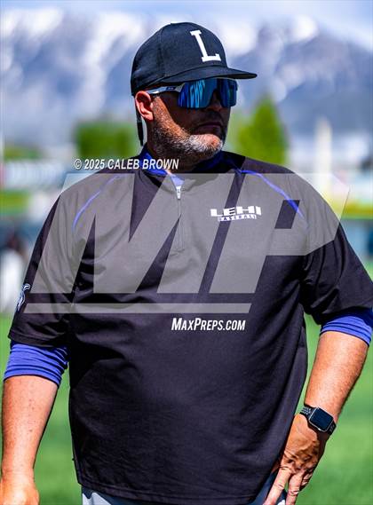 Thumbnail 2 in American Fork vs. Lehi (UHSAA 6A Championship Game 1) photogallery.