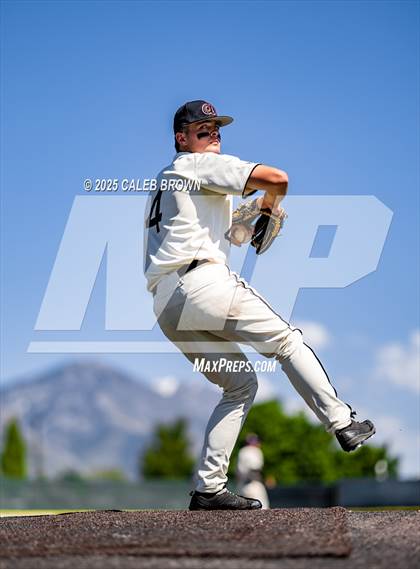 Thumbnail 2 in American Fork vs. Lehi (UHSAA 6A Championship Game 1) photogallery.