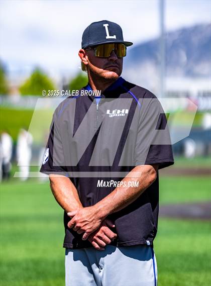 Thumbnail 1 in American Fork vs. Lehi (UHSAA 6A Championship Game 1) photogallery.