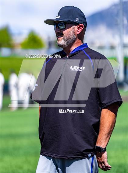 Thumbnail 3 in American Fork vs. Lehi (UHSAA 6A Championship Game 1) photogallery.