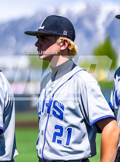 Thumbnail 3 in American Fork vs. Lehi (UHSAA 6A Championship Game 1) photogallery.