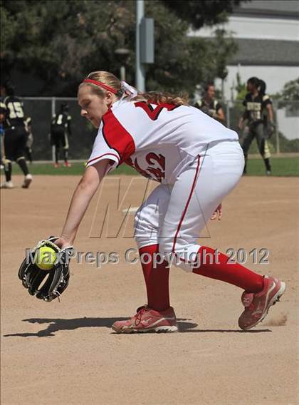 Thumbnail 2 in Knight @ Burroughs (CIF SS Playoffs) photogallery.