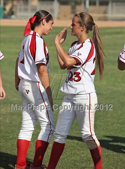 Thumbnail 2 in Knight @ Burroughs (CIF SS Playoffs) photogallery.