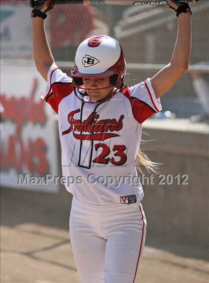 Thumbnail 2 in Knight @ Burroughs (CIF SS Playoffs) photogallery.