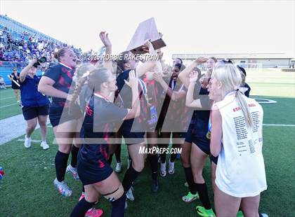 Thumbnail 3 in Coppell vs. Lake Travis (UIL 6A Soccer Division I Final Medal Ceremony) photogallery.