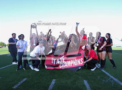 Thumbnail 1 in Coppell vs. Lake Travis (UIL 6A Soccer Division I Final Medal Ceremony) photogallery.
