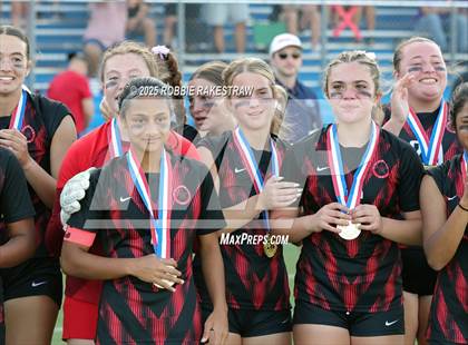 Thumbnail 2 in Coppell vs. Lake Travis (UIL 6A Soccer Division I Final Medal Ceremony) photogallery.