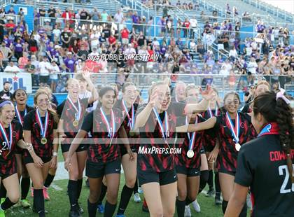 Thumbnail 1 in Coppell vs. Lake Travis (UIL 6A Soccer Division I Final Medal Ceremony) photogallery.