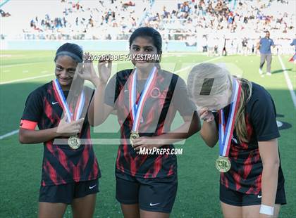 Thumbnail 3 in Coppell vs. Lake Travis (UIL 6A Soccer Division I Final Medal Ceremony) photogallery.
