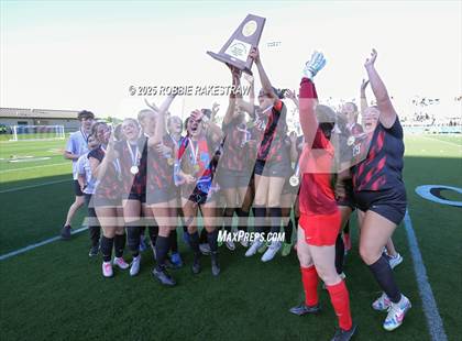 Thumbnail 3 in Coppell vs. Lake Travis (UIL 6A Soccer Division I Final Medal Ceremony) photogallery.