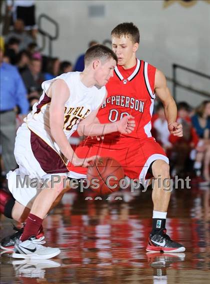 Thumbnail 3 in Buhler vs. McPherson (KSHSAA 4A Substate Final) photogallery.