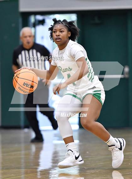 Thumbnail 3 in Centennial vs. St. Mary's (St. Mary's MLK Showcase) photogallery.