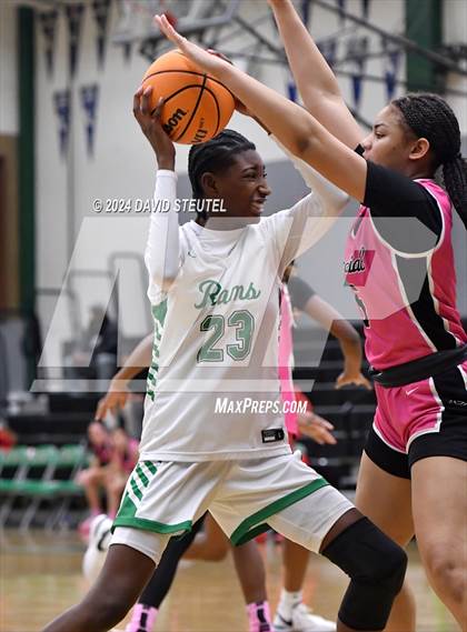 Thumbnail 1 in Centennial vs. St. Mary's (St. Mary's MLK Showcase) photogallery.