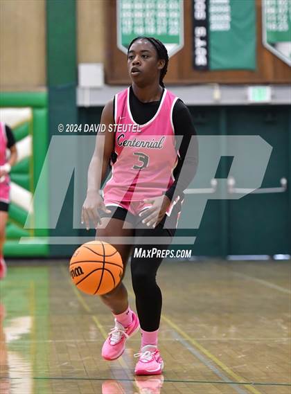 Thumbnail 1 in Centennial vs. St. Mary's (St. Mary's MLK Showcase) photogallery.