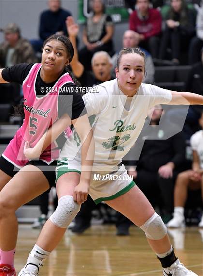 Thumbnail 1 in Centennial vs. St. Mary's (St. Mary's MLK Showcase) photogallery.