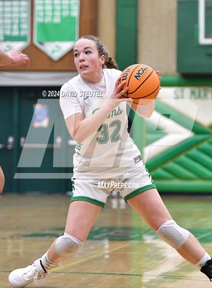 Thumbnail 3 in Centennial vs. St. Mary's (St. Mary's MLK Showcase) photogallery.