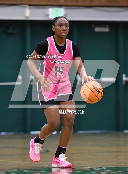 Thumbnail 3 in Centennial vs. St. Mary's (St. Mary's MLK Showcase) photogallery.