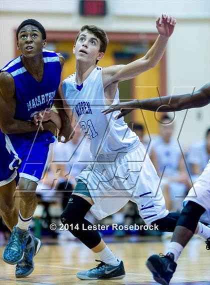 Thumbnail 1 in MacArthur vs Warren JV photogallery.