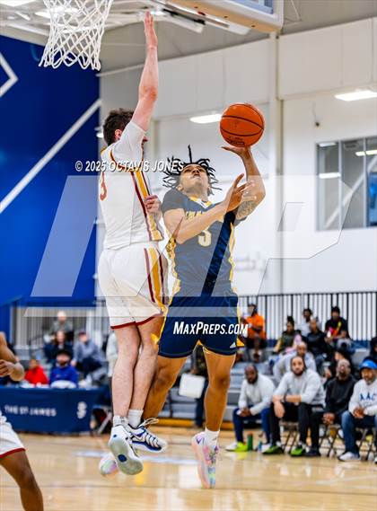 Thumbnail 2 in Bishop Ireton vs Prince George's Christian Academy (The St. James MLK Classic) photogallery.