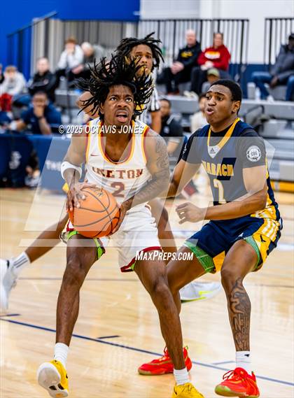 Thumbnail 1 in Bishop Ireton vs Prince George's Christian Academy (The St. James MLK Classic) photogallery.