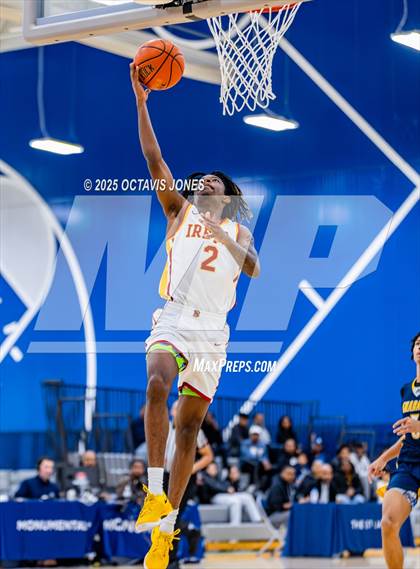 Thumbnail 2 in Bishop Ireton vs Prince George's Christian Academy (The St. James MLK Classic) photogallery.