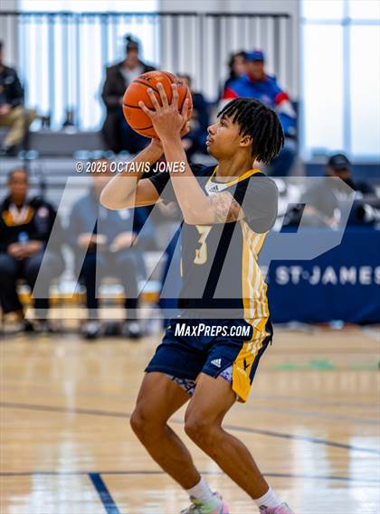 Thumbnail 1 in Bishop Ireton vs Prince George's Christian Academy (The St. James MLK Classic) photogallery.