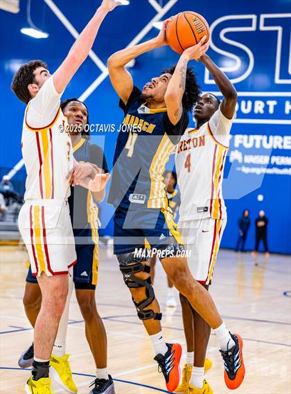 Thumbnail 1 in Bishop Ireton vs Prince George's Christian Academy (The St. James MLK Classic) photogallery.