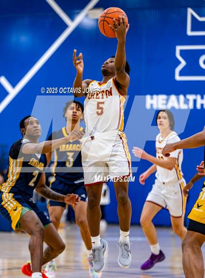 Thumbnail 3 in Bishop Ireton vs Prince George's Christian Academy (The St. James MLK Classic) photogallery.