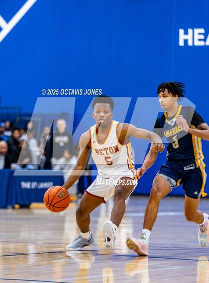 Thumbnail 3 in Bishop Ireton vs Prince George's Christian Academy (The St. James MLK Classic) photogallery.