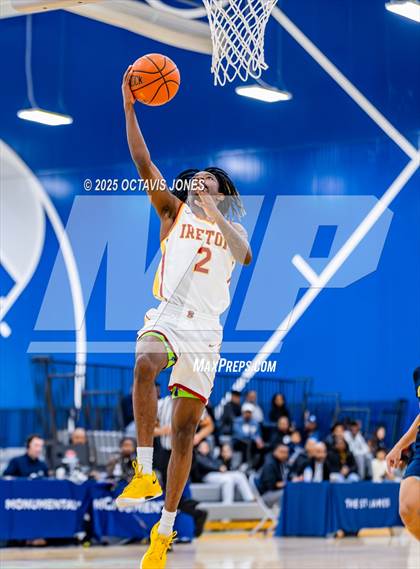 Thumbnail 1 in Bishop Ireton vs Prince George's Christian Academy (The St. James MLK Classic) photogallery.