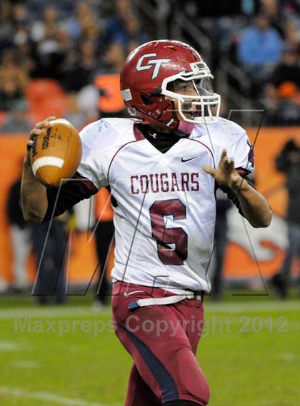 Thumbnail 2 in Valor Christian vs. Cherokee Trail (CHSAA 5A Final) photogallery.