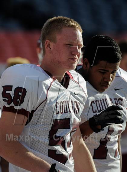 Thumbnail 3 in Valor Christian vs. Cherokee Trail (CHSAA 5A Final) photogallery.