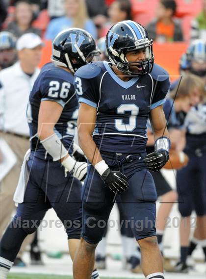 Thumbnail 1 in Valor Christian vs. Cherokee Trail (CHSAA 5A Final) photogallery.