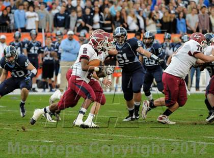 Thumbnail 2 in Valor Christian vs. Cherokee Trail (CHSAA 5A Final) photogallery.