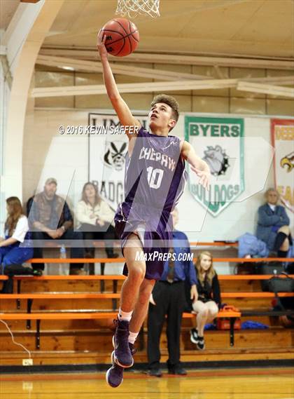 Thumbnail 1 in Miami-Yoder vs. Cheraw photogallery.