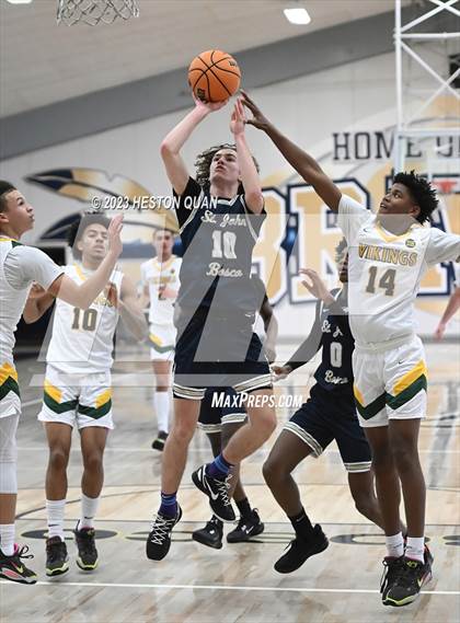 Thumbnail 1 in Vanden vs. St. John Bosco (MLK Classic) photogallery.